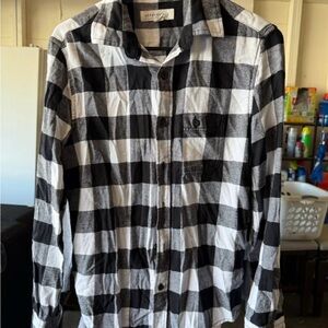 Aeropostale Monochrome Checkered Shirt